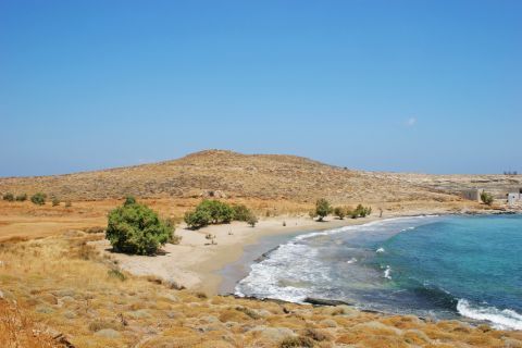 Platis Gialos beach.