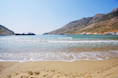 Lovely beach. Kamares, Sifnos island.