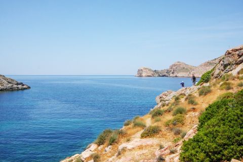 Wonderful nature around Armeos beach, Syros.