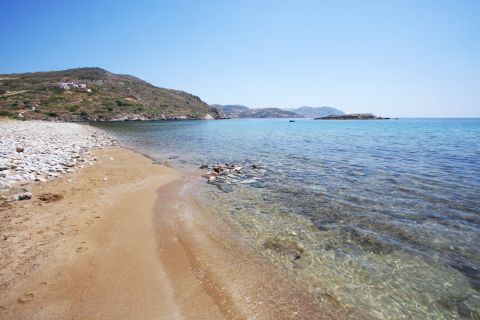 Delfini beach, Syros.