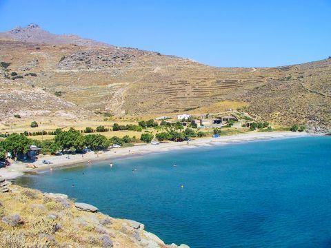 Panoramic view of Kalivia beach
