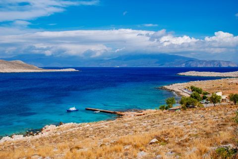 Impressive sea view, Ftenagia beach, Chalki