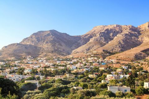 Impressive view of Panormos village, Karpathos