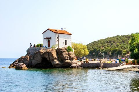 A chapel, near Skala Sikamias beach. Lesvos, Eastern Aegean.