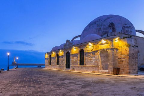 The Ottoman baths in the Old Town of Chania