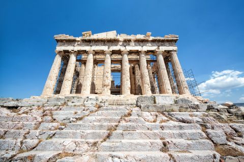 The Parthenon of the Acropolis