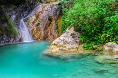 Nidri Waterfalls, Lefkada.