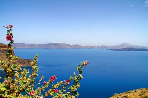 Thirasia, Santorini. Magical sea view.