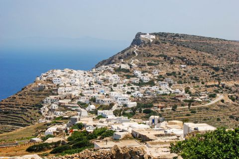 View of Chora, Sikinos.