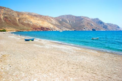 Eristos beach, Tilos.