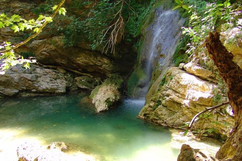 Waterfalls in Kythira