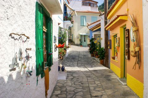 Manolates village, Samos.