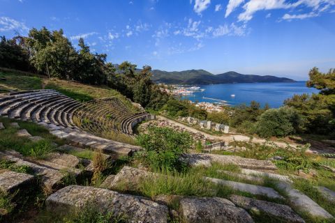 The Ancient Theater of Thassos.