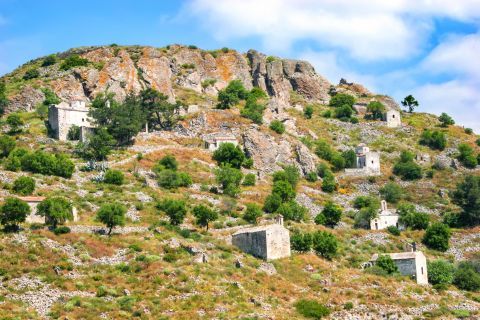 Palaiochora village, Aegina