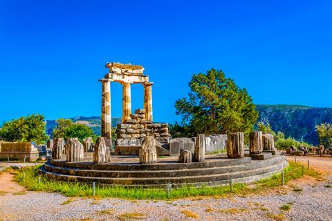 Athena Pronea Sanctuary in Delphi