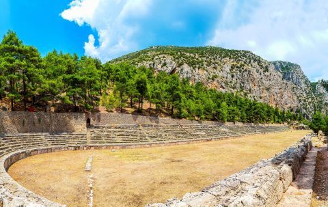 Ancient Stadium in Delphi