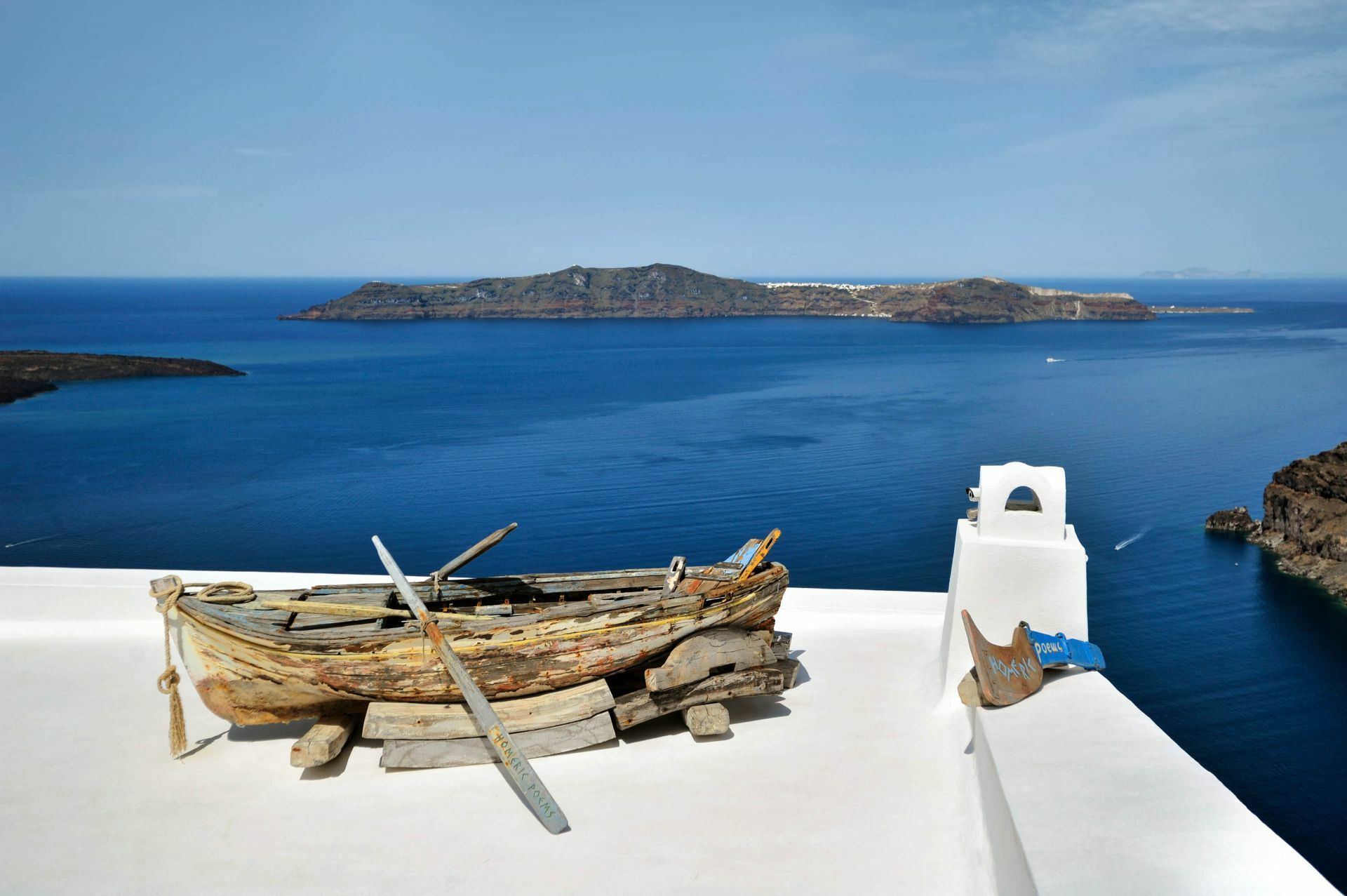 Santorini, the most popular Greek islands