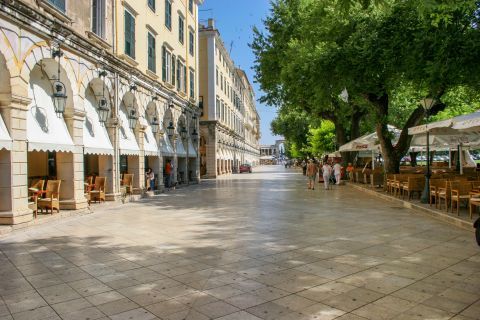 Liston street, Corfu Town