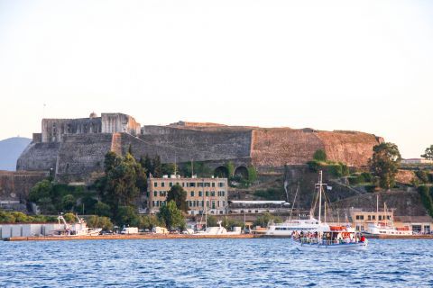 Approaching Corfu.