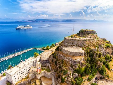 View of the Old Fortress, Corfu.
