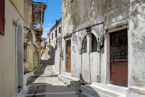 Pelekas village, Corfu.