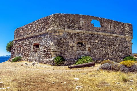 The Medieval castle of Avlemonas village in Kythira.