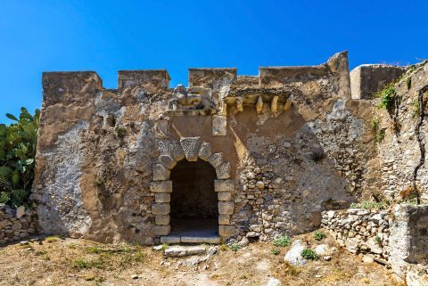 The Castle of Kato Chora, Kythira.