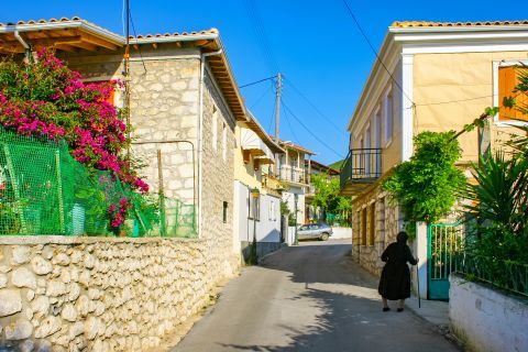 Tsoukalades village, Lefkada.