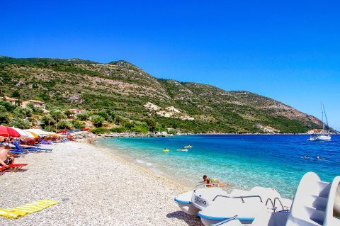 Mikros Gialos beach, Lefkada.