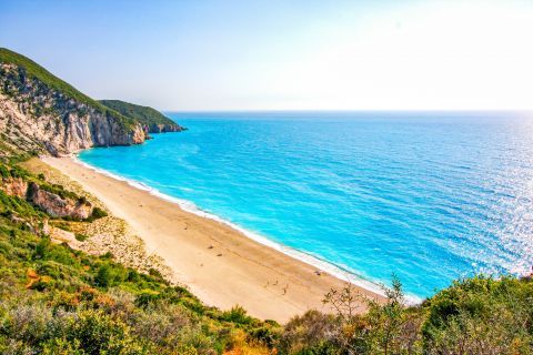 A pure, unspoiled place. Mylos beach, Lefkada.