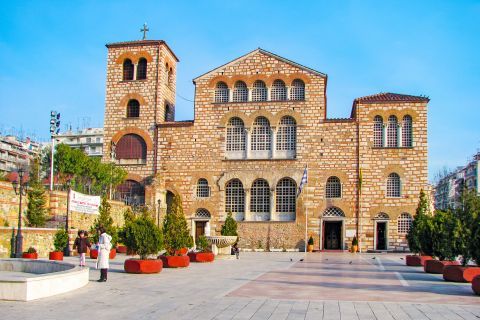 The Church of Agios Dimitrios, Thessaloniki.