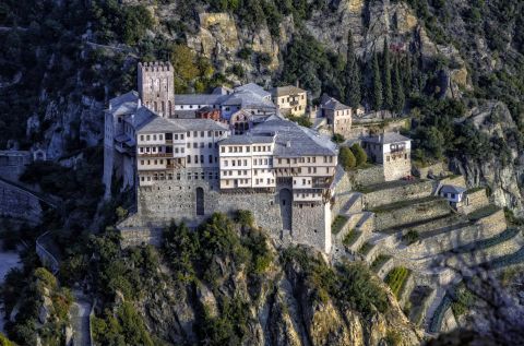 The Monasteries on Mount Athos are rich storehouses of medieval history.