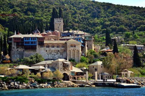 Mount Athos consists of 20 Orthodox monasteries