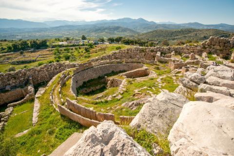 The Ancient site of Mycenae