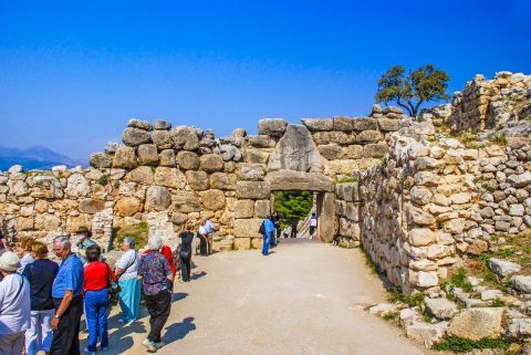 The Ancient Site of Mycenae is a popular tourist attraction