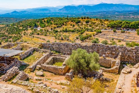 The Ancient site of Mycenae.