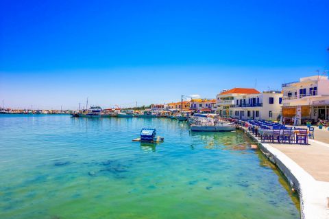 The picturesque harbor of Elafonissos
