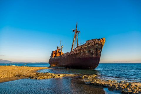 Dimitrios Shipwreck, Gythio.