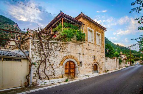 A traditional, picturesque house in Mystras