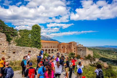 Mystras is a popular tourist attraction