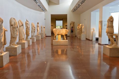 Statues in the Archaeological Museum