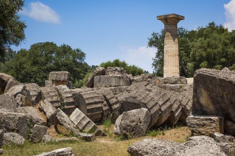Ruins in Ancient Olympia