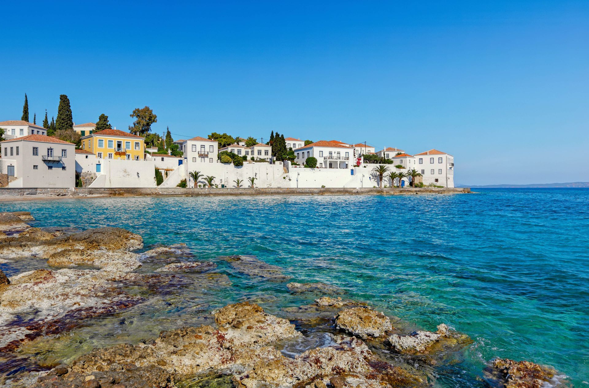 Spetses island: Town