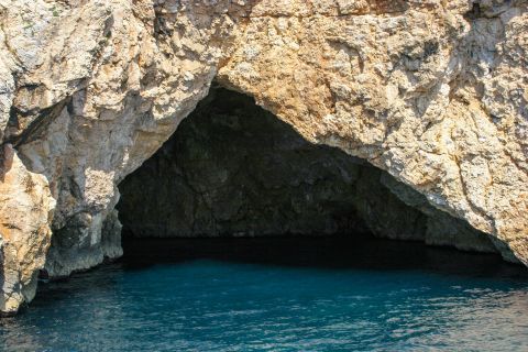 Sea cave. Agios Dimitrios beach, Alonissos.