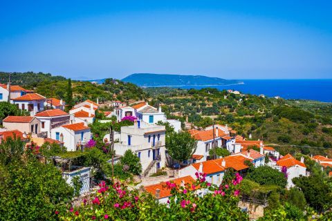 Lovely nature. Alonissos Old Town, Sporades.