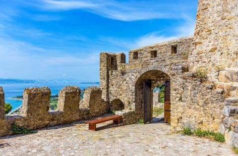 The gate of the Venetian Castle of Nafpaktos