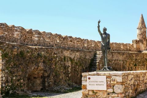 The Statue of Cervantes, Nafpaktos.