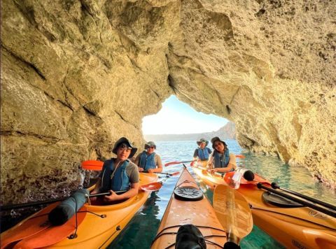 Sea Caves Kayak Trip with Snorkeling and Picnic 2