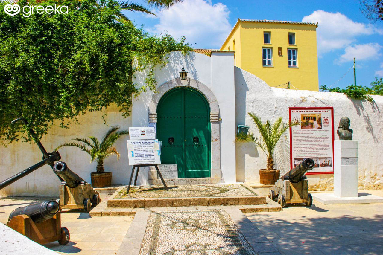 The house of Laskarina Bouboulina, the local heroine of Spetses