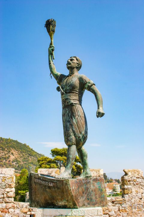 Statue of Anemogiannis: Giorgos Anemogiannis is considered to be a national hero, as he lost his life defending his country.